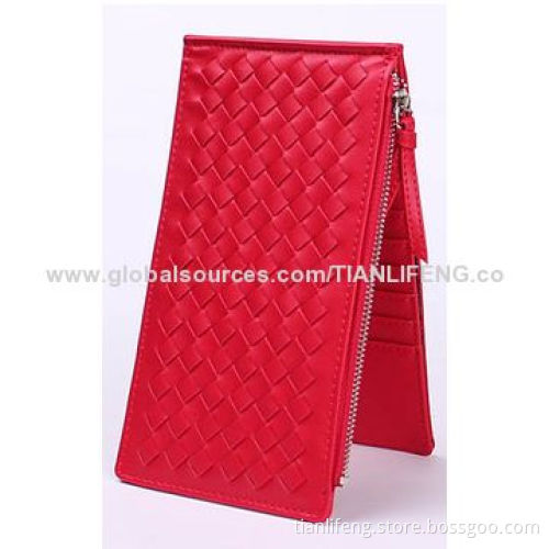 Ladies' Elegant Fashion Weave Clutch Wallet